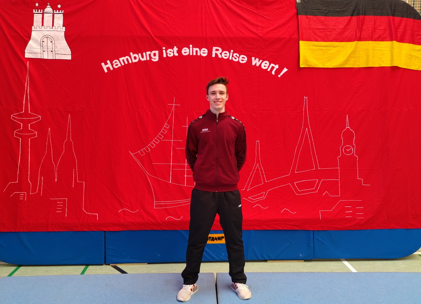 Simon Dobler bei den Deutschen Meisterschaften in Hamburg